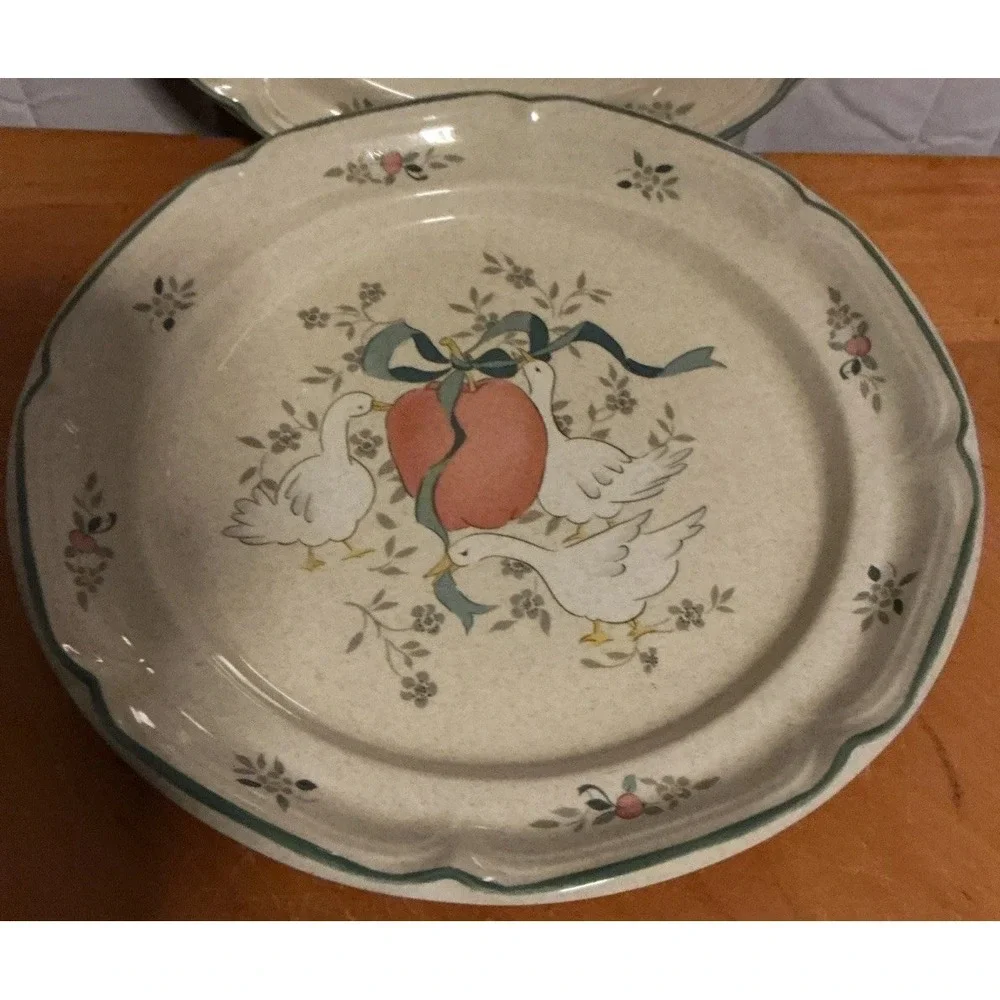 Vintage Marmalade Goose International Stoneware- Set Of 2  11